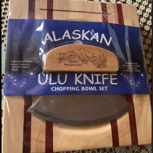 Alaskan ULU Knife Chopping Bowl Set
